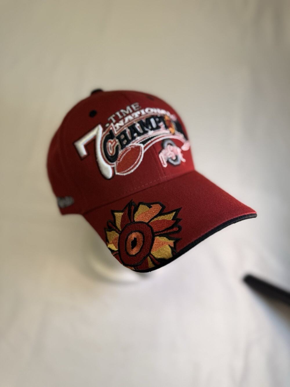 Top of the World Ohio State Buckeyes 7-Time National Champions Red Hat